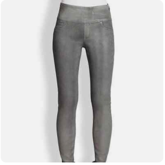 SPANX WOMENS DENIM PANTS LEGGINGS SIDE ZIP PULL ON 2310 SOLACE - Picture 10 of 10